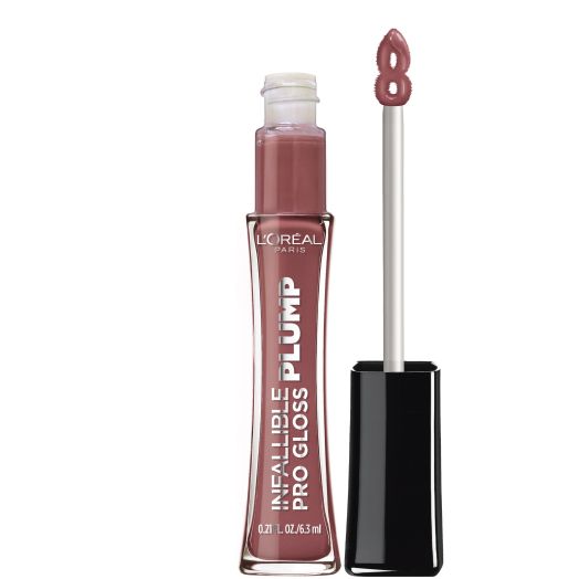 L'Oreal Paris Infallible Pro Gloss Plump Lip Gloss with Hyaluronic Acid, Radiant Mauve, 0.21 fl. oz.
