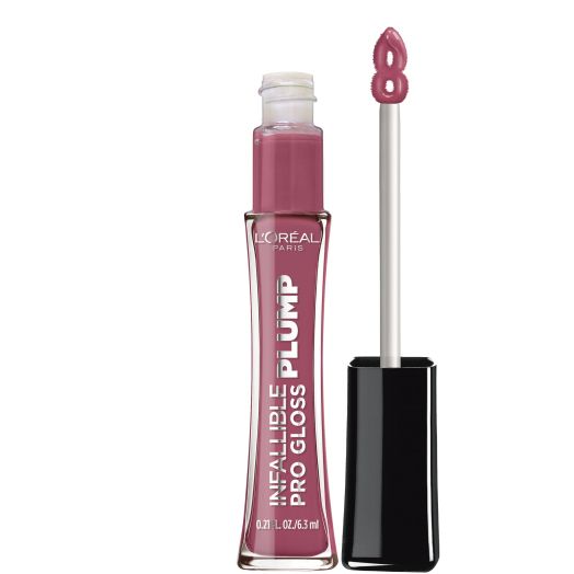 L'Oreal Paris Infallible Pro Gloss Plump Lip Gloss with Hyaluronic Acid, Moonlit Rose, 0.21 fl. oz.