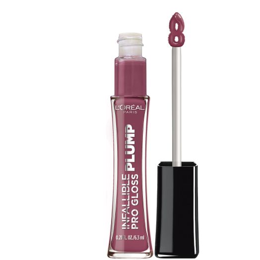 L'Oreal Paris Infallible Pro Gloss Plump Lip Gloss with Hyaluronic Acid, True Berry, 0.21 fl. oz.