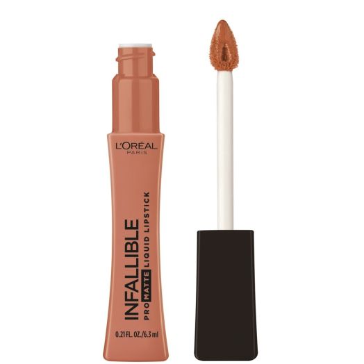 L'Oreal Paris Infallible Pro Matte Liquid Lipstick, Up to 16HR Wear, Barely Sunset, 0.21 fl. oz.