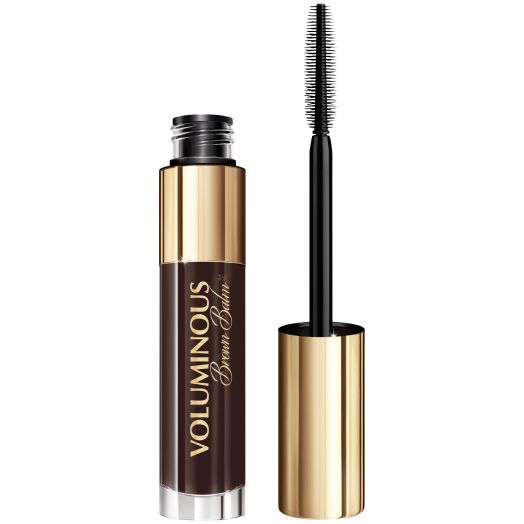 L'Oreal Paris Voluminous Brown Balm Volumizing, Caring, Vegan Mascara, Brown, 0.26 fl oz