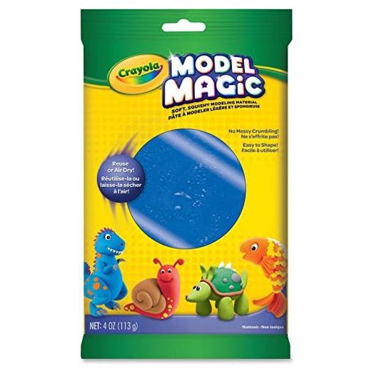 Crayola Model Magic Modeling Compound, Blue, 4 oz. Pouch