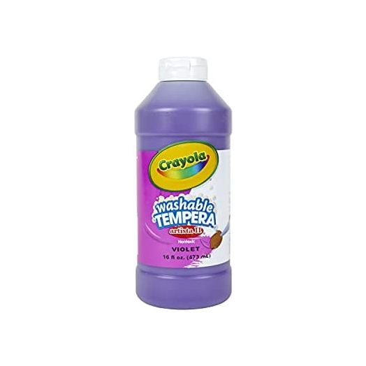 Crayola Artista II Washable Tempera Paint 16oz Purple/Violet