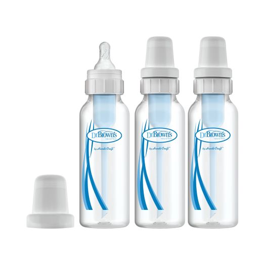 Dr. Brown’s Natural Flow Anti-Colic Baby Bottles - 8oz - 3pk