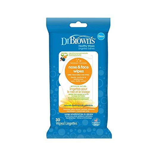 Dr. Brown's Nose and Face Wipes for Baby - 30ct
