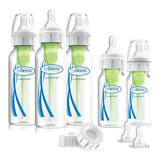 Dr. Brown's Options Narrow Feeding Set, Clear - Packaging may vary