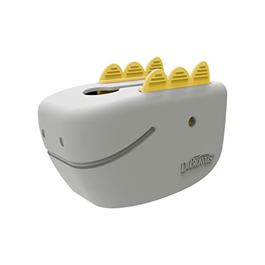 Dr. Brown’s CleanUp Dino-Soft Baby Bath Spout Cover, Soft and Safe on Tub Faucet, Toddler Bathtub Safety for Kids, BPA Free, Certified Plastic Neutral