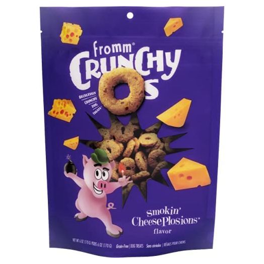 Fromm Crunchy O's Dog Treats, 26 oz. (Smokin' CheesePlosions® Flavor)
