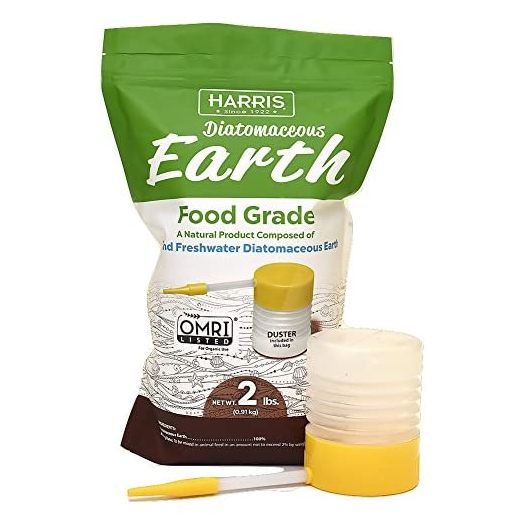HARRIS Diatomaceous Earth Food Grade, 2lb with Powder Duster Included in The Bag