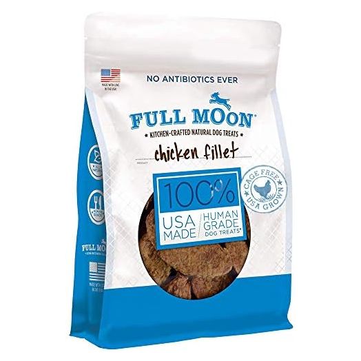 Full Moon Chicken Fillet Healthy All Natural Dog Treats Human Grade Made in USA 48 oz