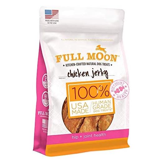 Full Moon Chicken Jerky Healthy All Natural Dog Treats Human Grade For Hip And Joint 6 oz