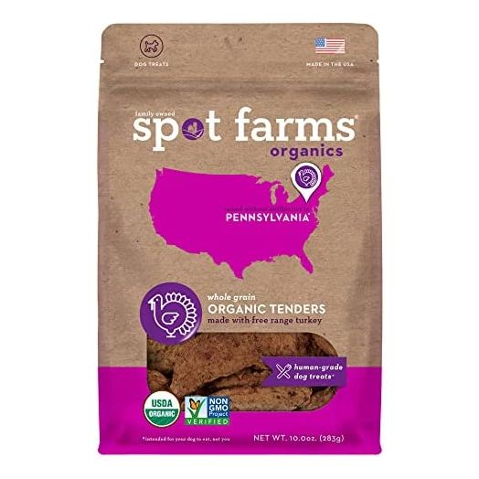 Spot Farms Organic Turkey Jerky Dog Treats, 10 oz.