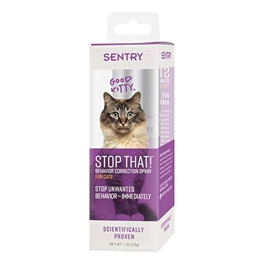 SENTRY Pet Care Sentry Stop That! Behavior Correction Spray for Cats, Clear