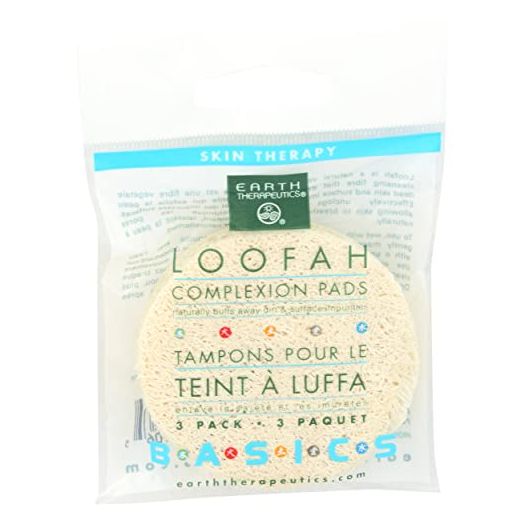Earth Therapeutics, Complexion Pads Loofah, 3 Count