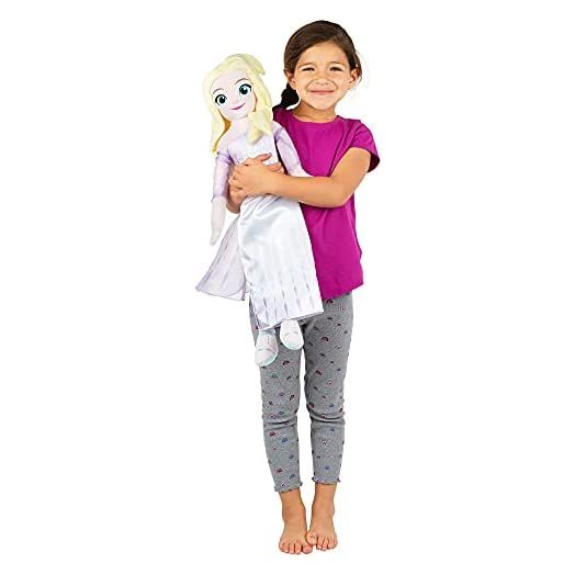 Disney Frozen Elsa Kids Bedding Super Soft Plush Cuddle Pillow Buddy, "Official" Disney Product By Franco