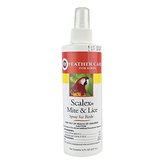 Scalex Mite & Lice Spray for Birds, 8 oz.