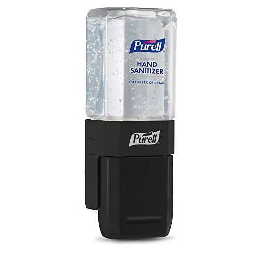 Purell ES1 Hand Sanitizer Dispenser Starter Kit, Push-Style Dispenser with PURELL Advanced Hand Sanitizer Gel, 450 mL Refill (Pack of 1) - 4424-D6