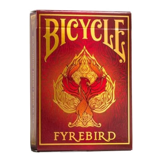 Bicycle Fyrebird Playing Cards Red