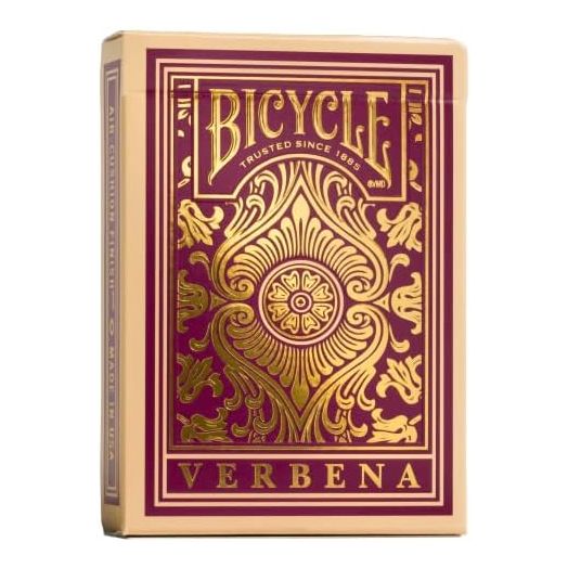 Bicycle Verbena Floral Premium Playing Cards, Gold Foil, 1 Deck