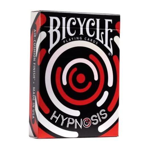 Bicycle Hypnosis Specialty Playing Cards, Red, Black, White Playing Card Deck