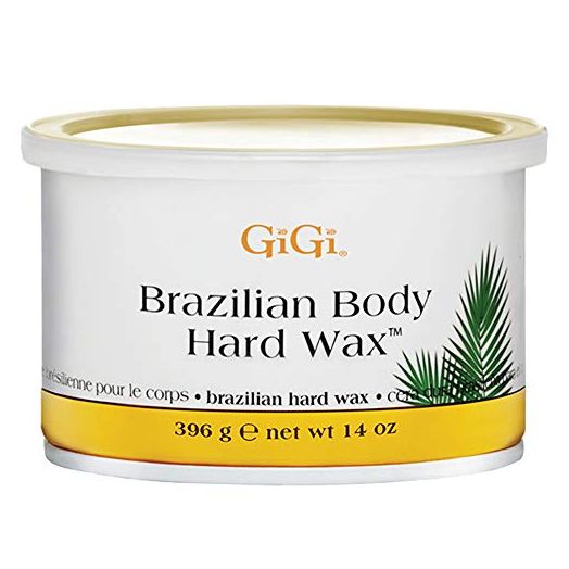 GiGi Brazilian Body Hard Wax, Smooth and Soft Bikini, Non-Strip, Suitable for Sensitive Skin, 14 oz, 1-pc