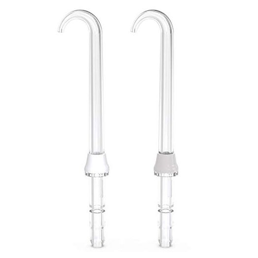 Waterpik DT-100E Implant Denture Replacement Tips Water Flosser Tip Replacement, Clear, 2 Count