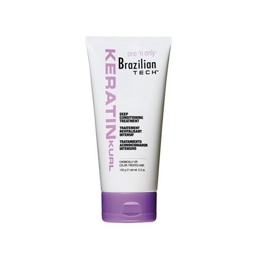 One N Only Brazilian Tech Keratin Kurl Deep Conditioning Treatment , 5.3 Oz