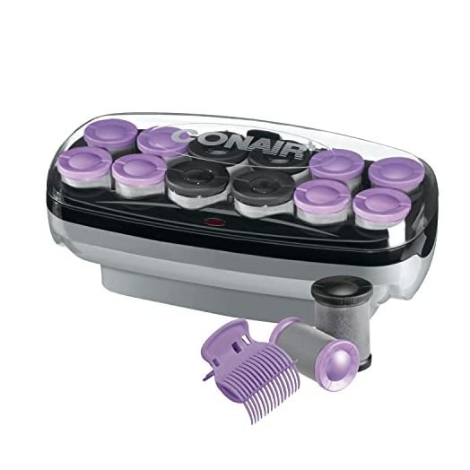 Conair Jumbo and Super Jumbo Ceramic Hot Rollers, Bonus Super Clips Included