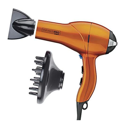 CONAIR INFINITIPRO 1875 Watt Salon Performance AC Motor Styling Tool/Hair Dryer, Orange