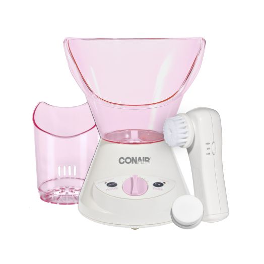 True Glow by Conair Facial Sauna Moisturizing Treatment System, Pink/White MDF3R