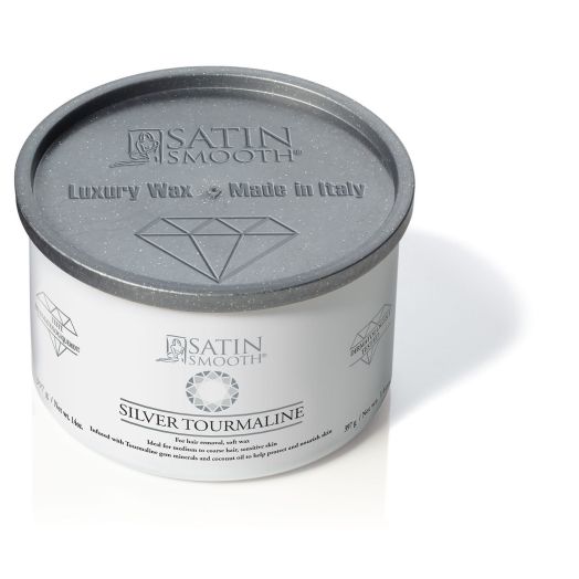 Satin Smooth Silver Tourmaline Wax - 14oz