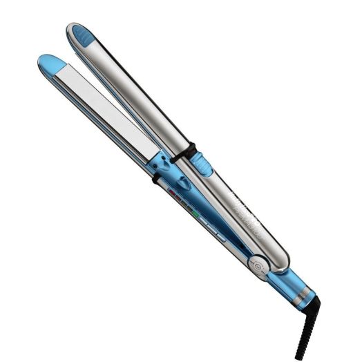 BaBylissPRO Prima3100 Nano Titanium 1" Flat Iron Hair Straightener, Ionic, Blue