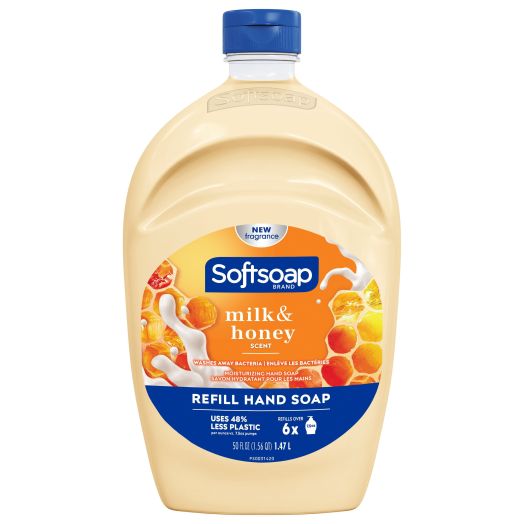 Softsoap Moisturizing Liquid Hand Soap Refill, Milk & Golden Honey - 50 Fluid Ounce
