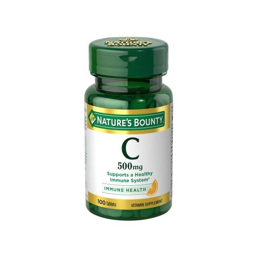Nature's Bounty Vitamin C, 500 Mg Tablets, 100 Ct