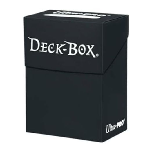 Ultra Pro 80 Card Deck Box - Black