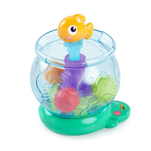 Bright Starts Funny Fishbowl Ball Popper Musical Activity Toy with Lights, Ages 12 months +