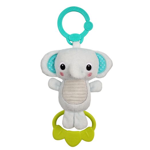 Bright Starts Tug Tunes On-the-Go Take-Along Toy - Elephant, Ages Newborn +