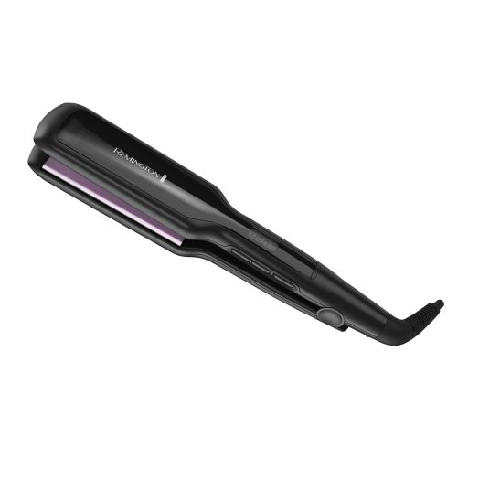 Remington 1 3/4" Titanium Flat Iron Hair Straightener, Anti-Static Technology, Purple