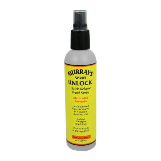 Murrays Unlock Spray Quick Release Braid Spray 8 Oz
