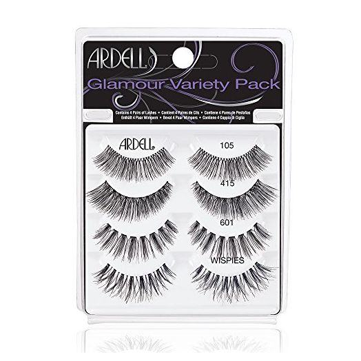 Ardell"Best Of" Glamour Variety Pack of False Eyelashes, 4 Pairs of Glamorous Fake Eyelashes