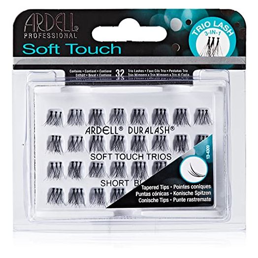 Ardell Soft Touch Trio Individuals Knotted, Short Black