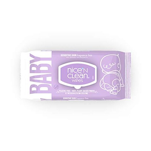 Nice 'N Clean Baby Wipes, Sensitive Skin, 56Count