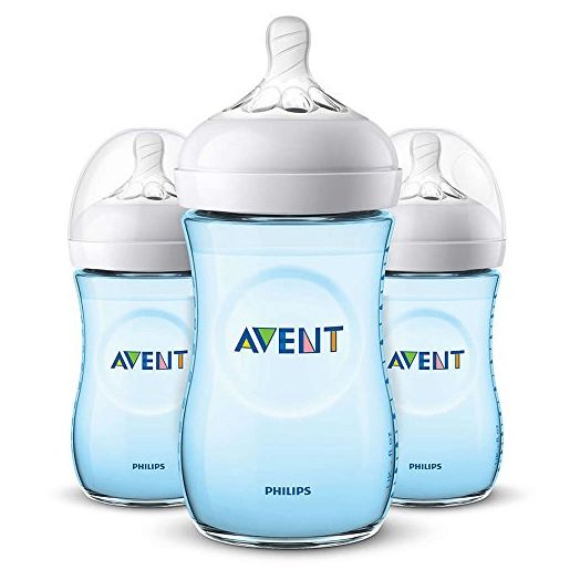 Philips Avent 9oz Natural Baby Bottles 3-Pack - Blue