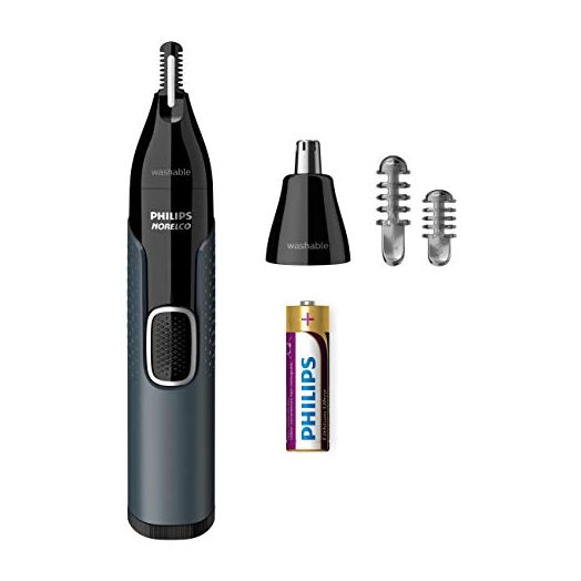 Philips Norelco Nose Trimmer 3000, Ears and Eyebrows, Black, NT3600/42