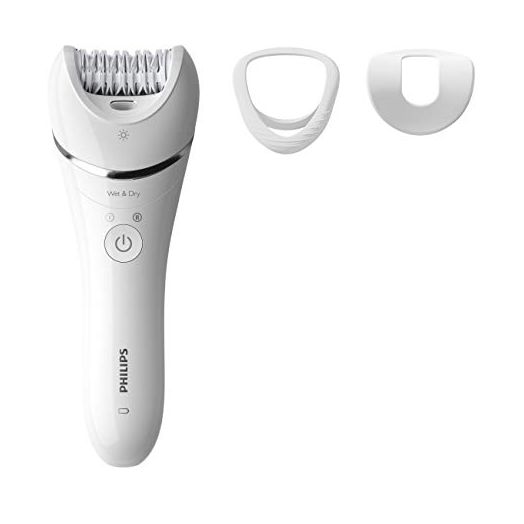 Philips Epilator Series 8000, with 3 Accessories, BRE700/04