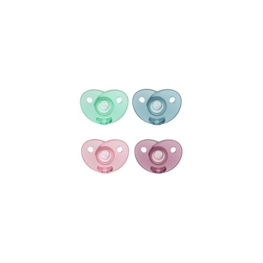 Philips Avent Soothie Heart pacifier 3-18m, mixed case, 2 pack, SCF099/10  (Colors May Vary)