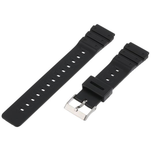TX20G5 Allstrap 20mm Black Regular-Length Fits Casio and Other Sport Watchband