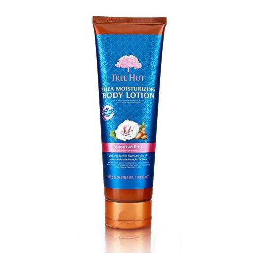 Tree Hut Shea Moisturizing Body Lotion Moroccan Rose, 9oz, Ultra Hydrating Body Lotion for Nourishing Essential Body Care