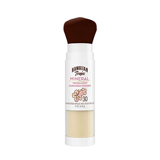 Hawaiian Tropic Mineral Powder Brush, SPF 30