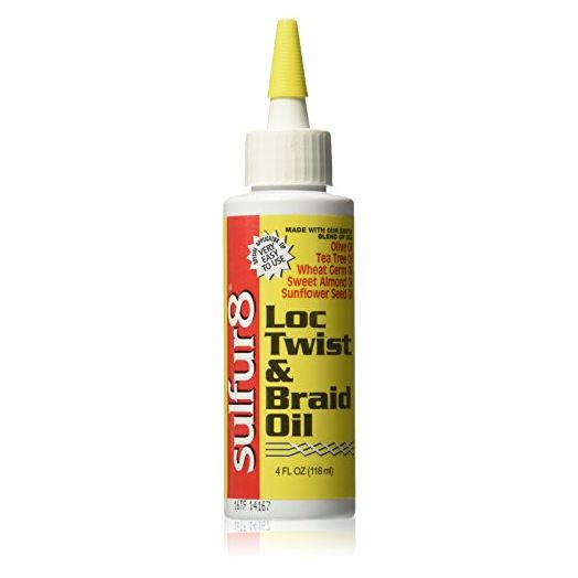 Sulfur8 Loc Twist and Braid Oil, 4 Ounce